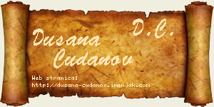 Dušana Čudanov vizit kartica